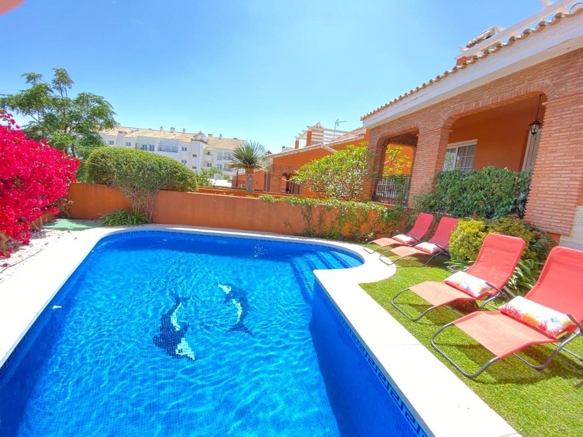 Villa With Heated Private Pool, Sea View& Turkish Sauna Benalmádena Exterior foto